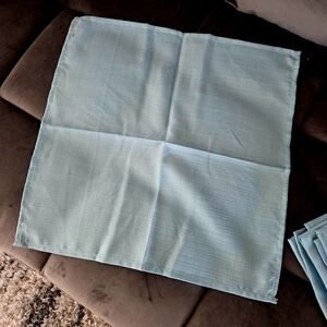 (10) Teal Textured Linen Napkin